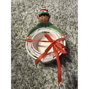 Holiday Time Christmas Elf‎ Boys Measuring Spoon Set NEW African American